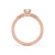 Five stone diamond ring with a basket setting, handcrafted with care.