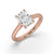 Solitaire setting ring with a classic design.
