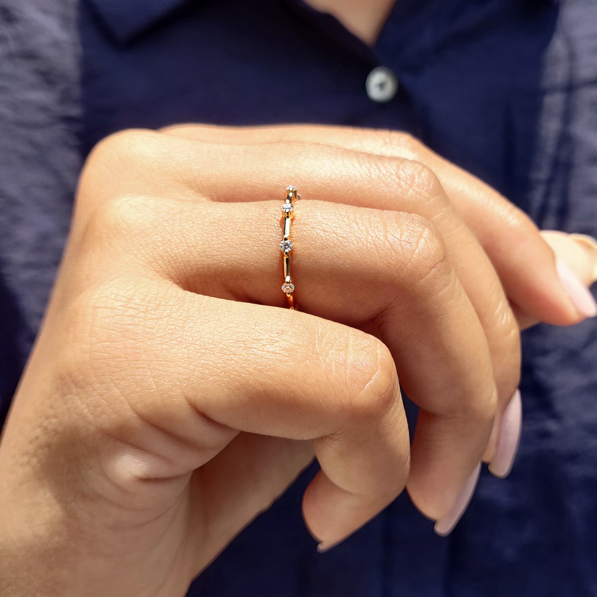Carat diamonds wedding band with stunning brilliance.
