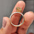 Yellow oval cut Moissanite center stone on a 4 claw prong setting, perfect for engagement.
