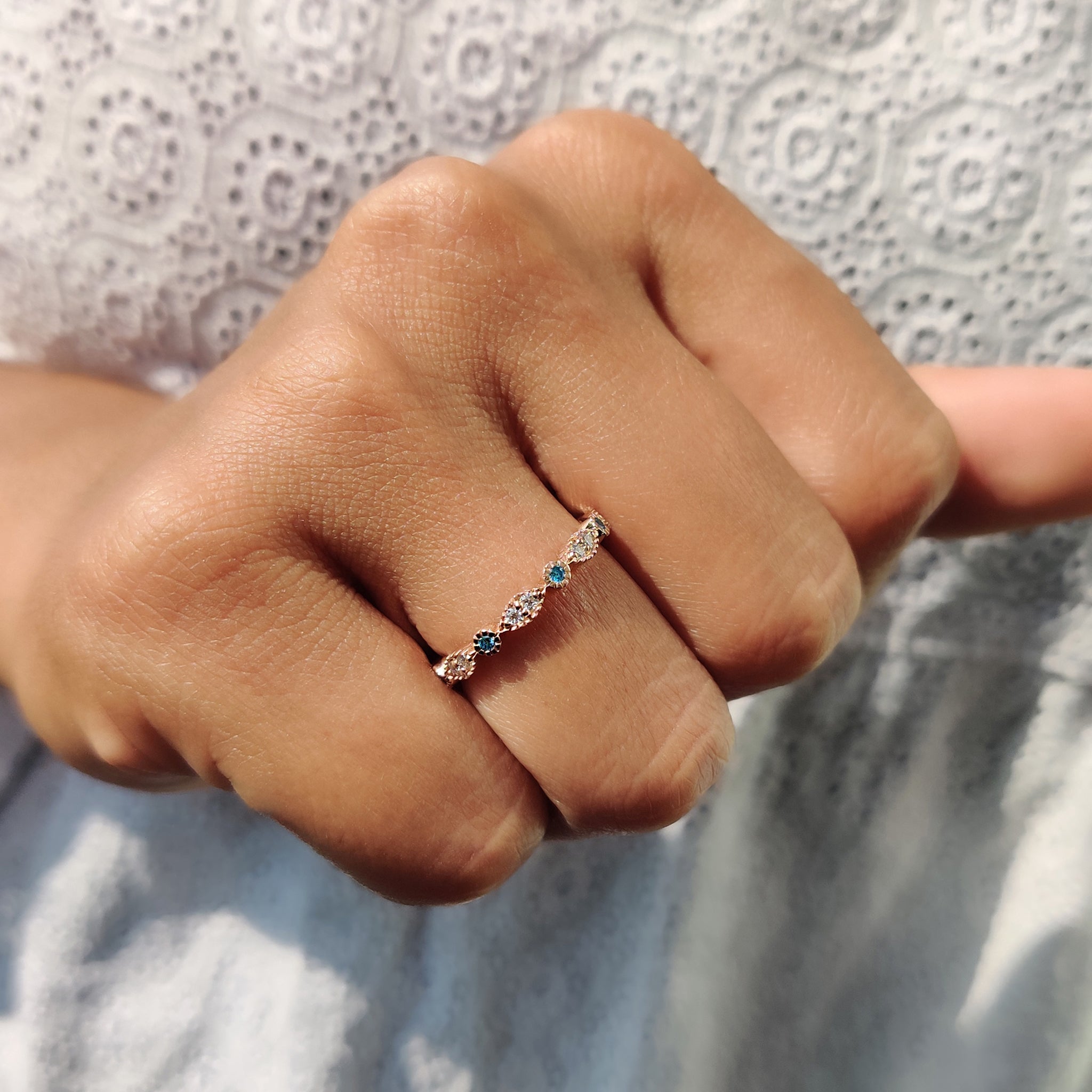 Custom wedding band made to your specifications.