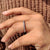 Beautiful full eternity wedding band featuring continuous diamonds.
