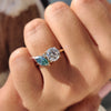 Handmade ring holds passion crafted into every sweet line.
