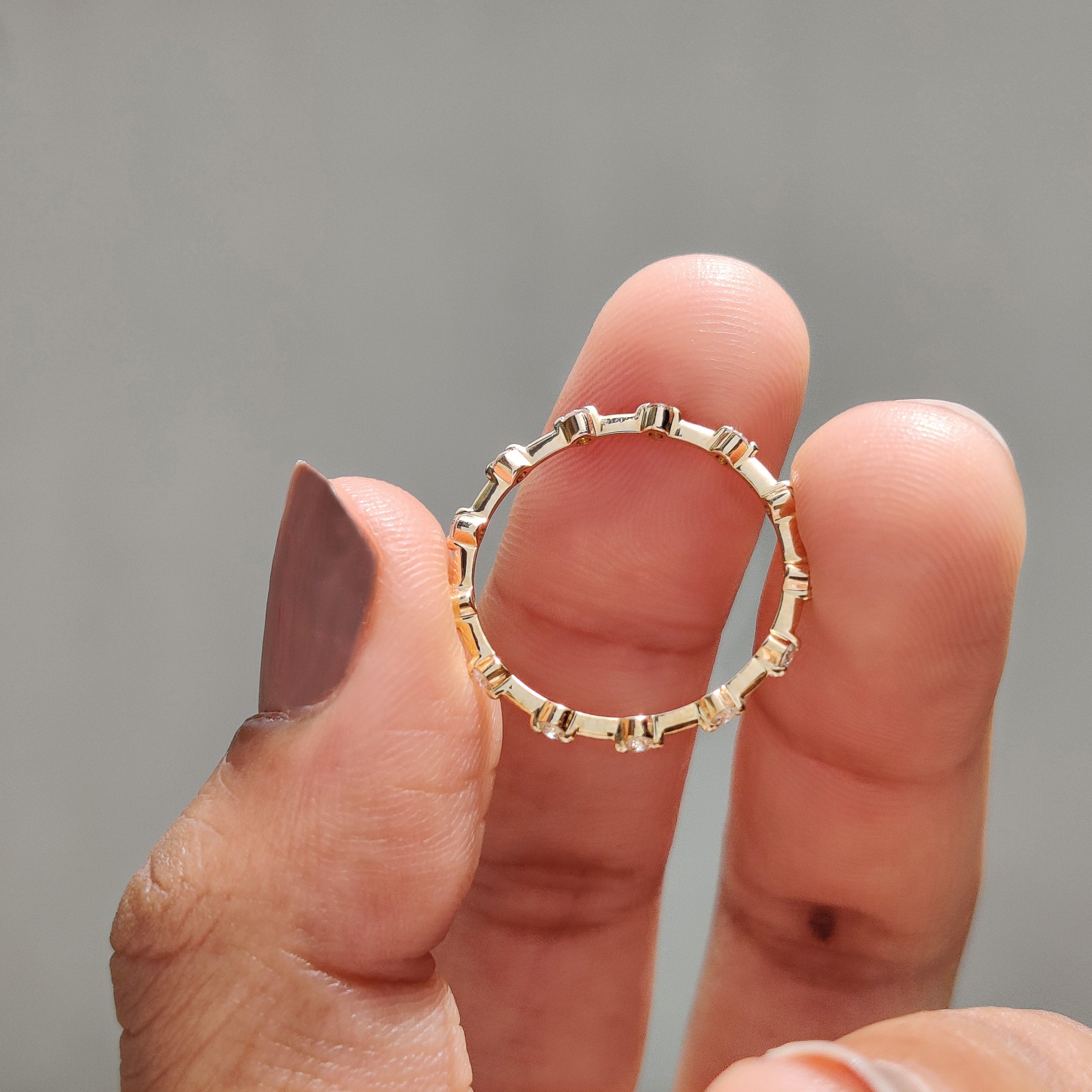Diamond Eternity Band - Yellow Gold