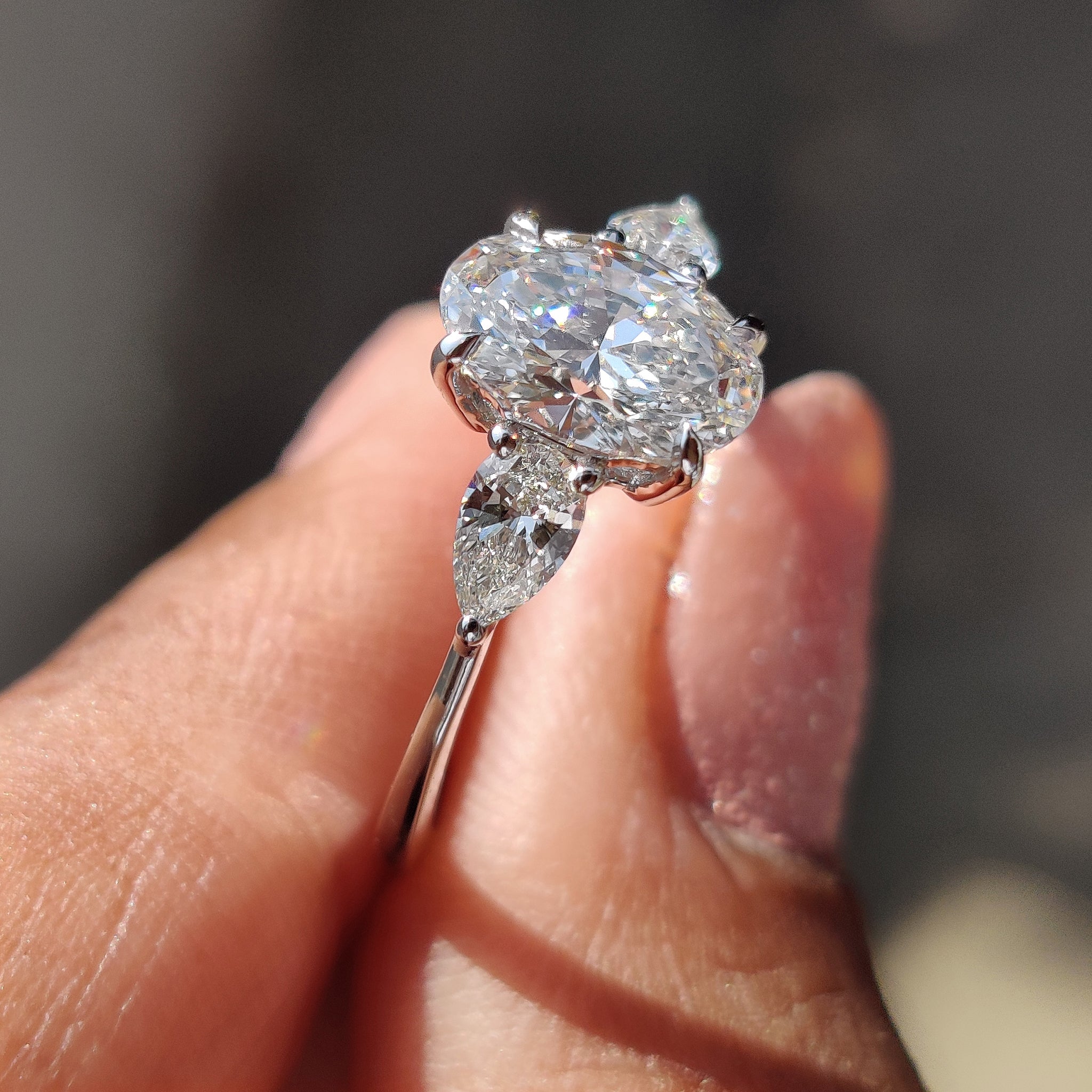 Customize engagement ring with your personal touch.
