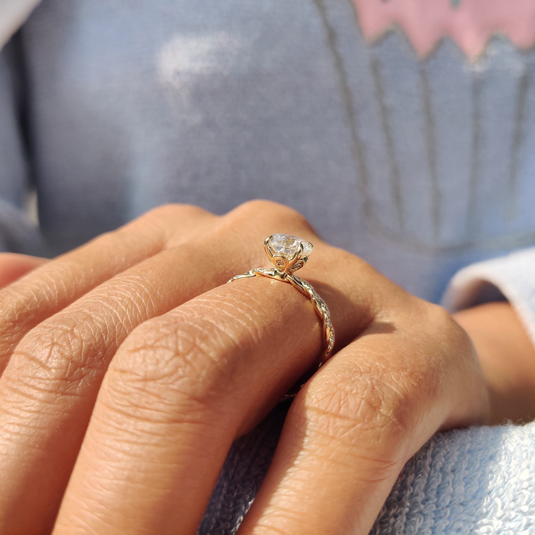 Twisted Engagement Ring