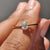 Square Radiant Cut Diamond Ring In Yellow,Rose,White Gold