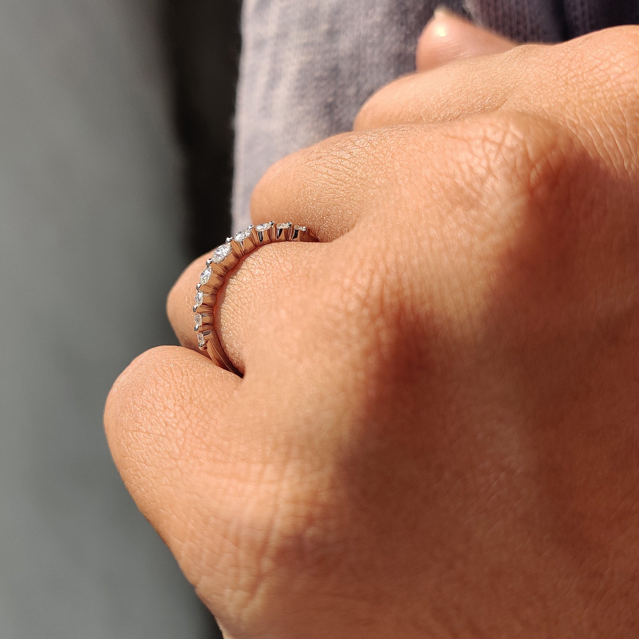 Custom wedding band crafted for timeless beauty.
