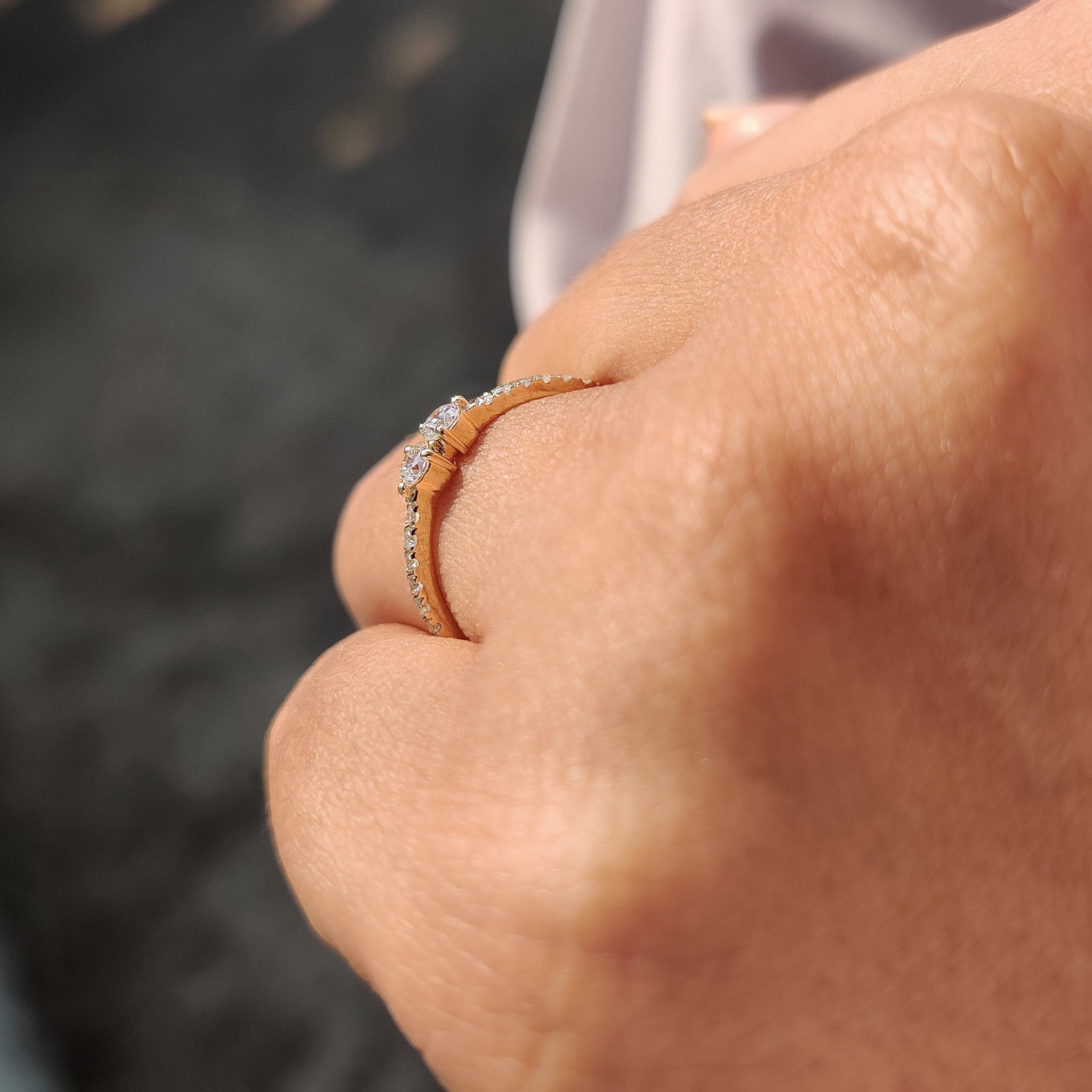 Carat Diamonds wedding band designed to shine.
