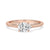Pear cut diamond engagement ring with prong setting for elegance
