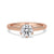 2 carat round cut diamond ring with a classic 6 prong setting, perfect for engagement, featuring Lab Grown Diamond, handmade jewelry
