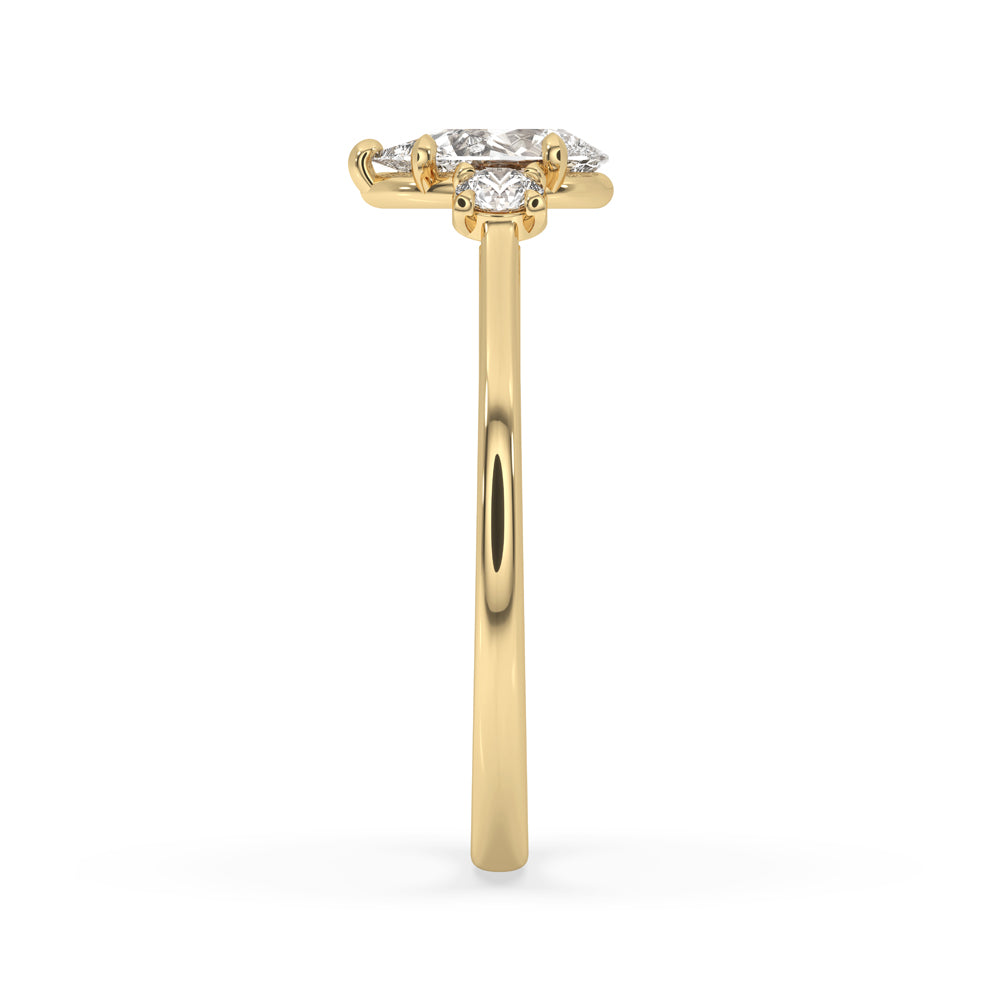 Teardrop Engagement Ring