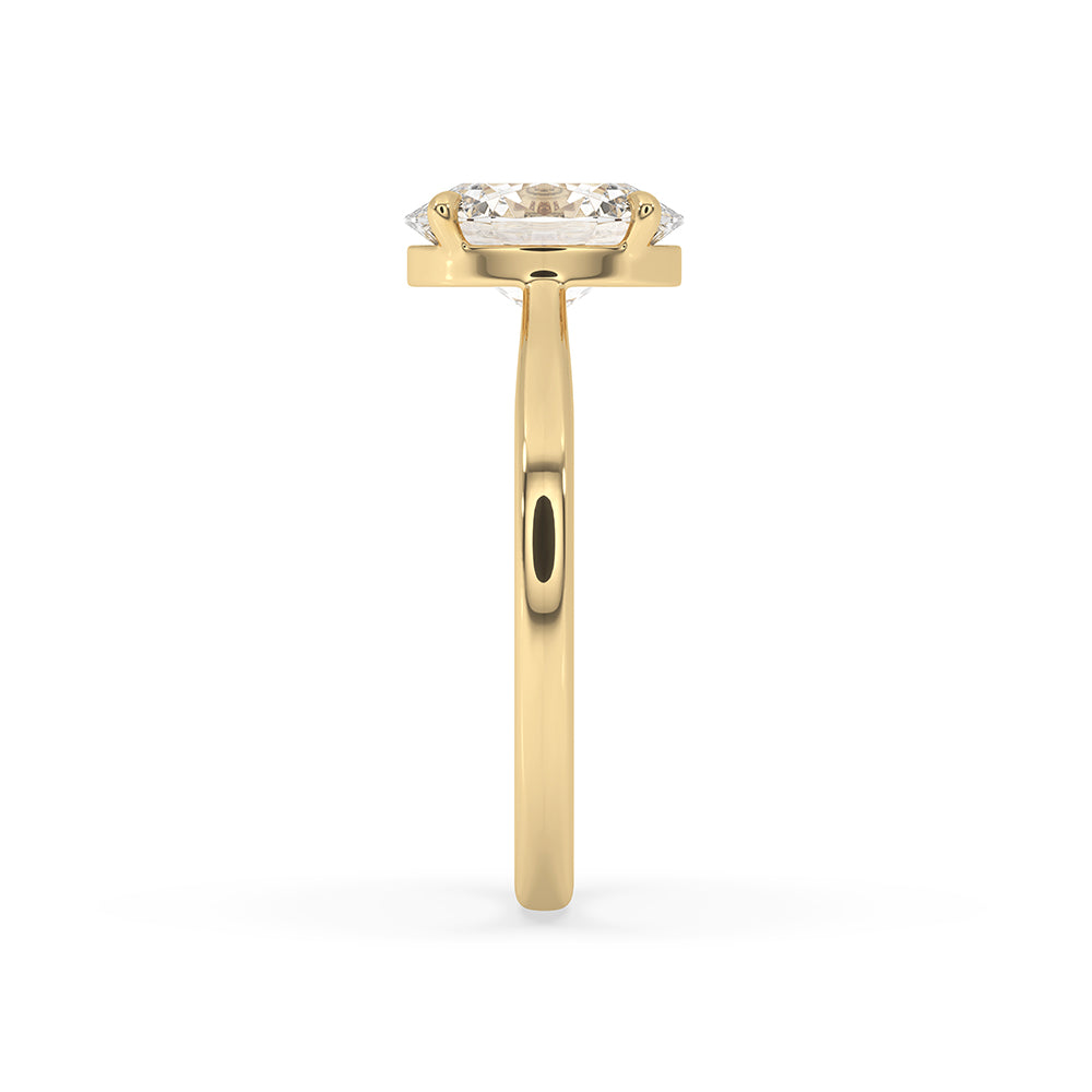 Lab-grown diamond engagement ring with IGI certification.
