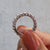 Carat diamonds band complements moissanite eternity band white gold.
