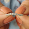 White Gold Wedding Band featuring a sleek, classic design.
