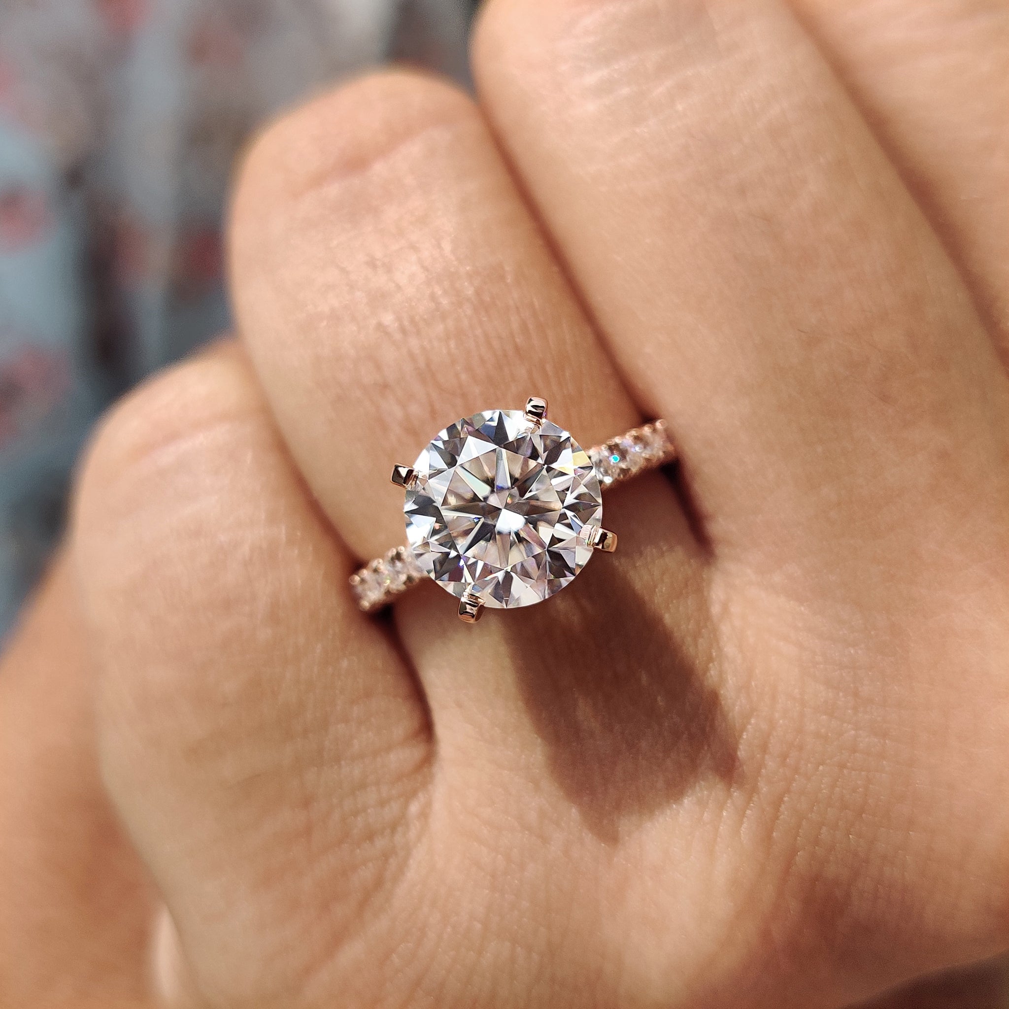 Custom engagement ring matches your dreams perfectly in style.
