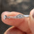 White gold open wedding band