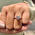 Classic 4 prong claw setting with a dazzling round diamond.
