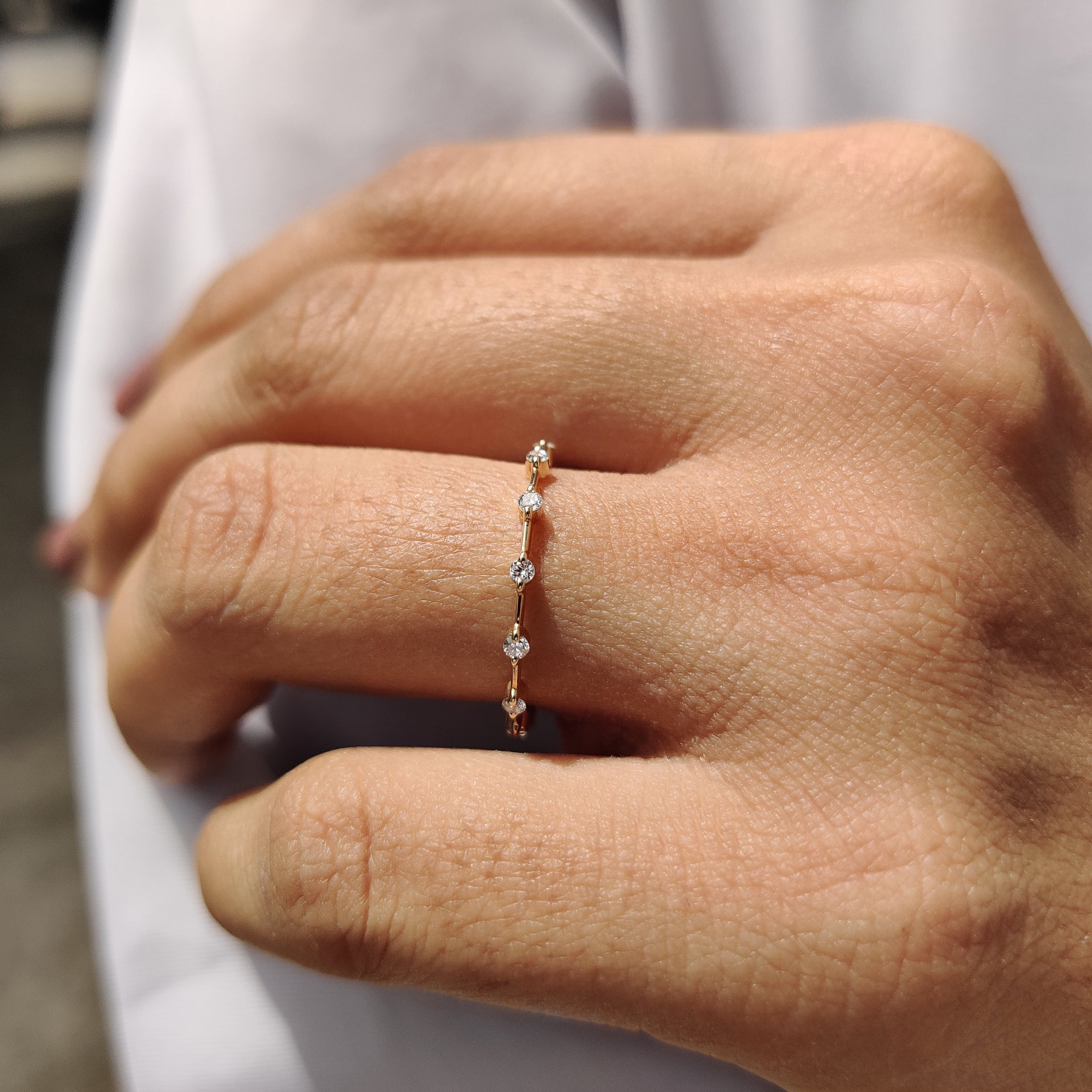 Diamond Eternity Band - Yellow Gold