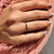 Black stone wedding band featuring a sleek design and modern elegance.