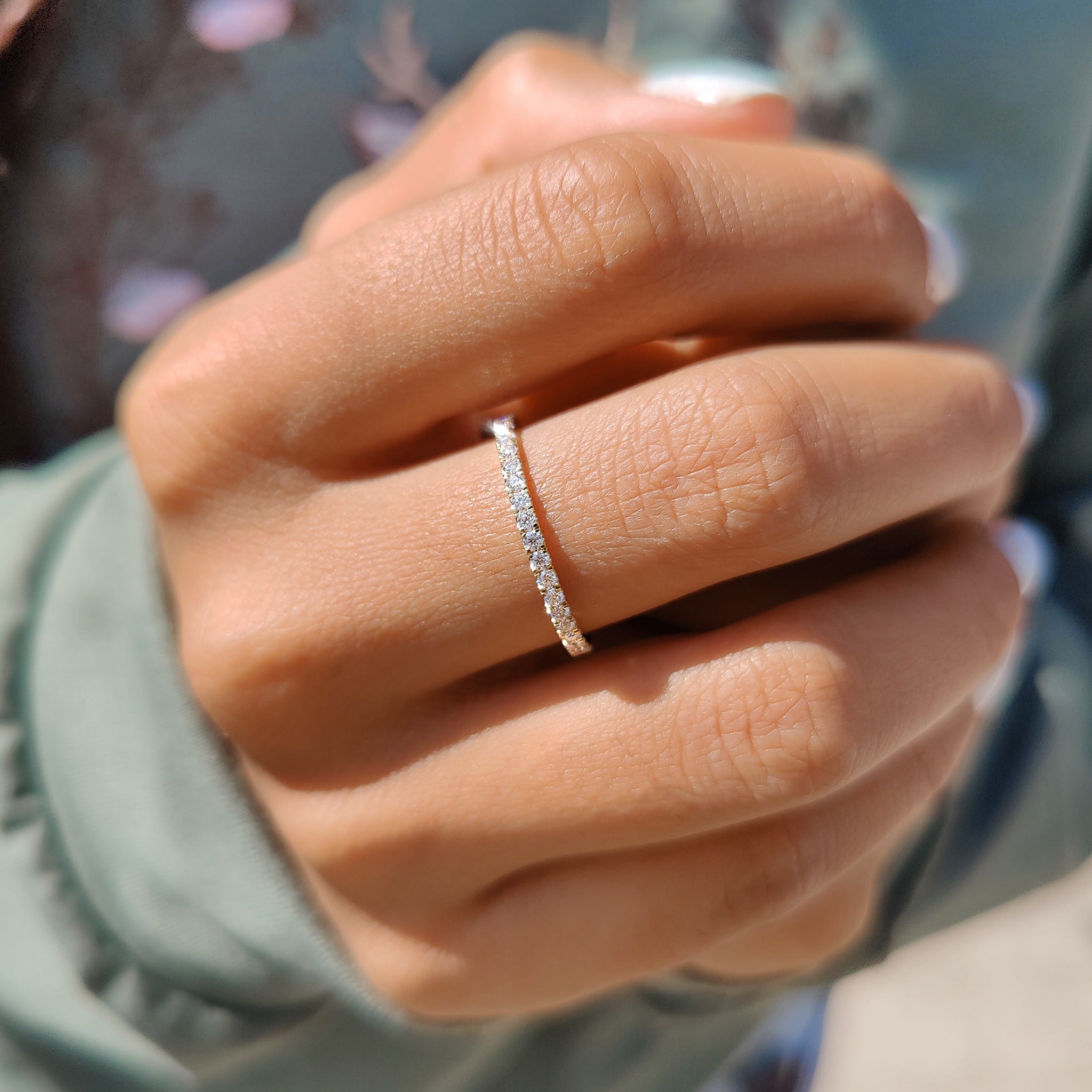 Round Diamond Wedding Band – Full Eternity