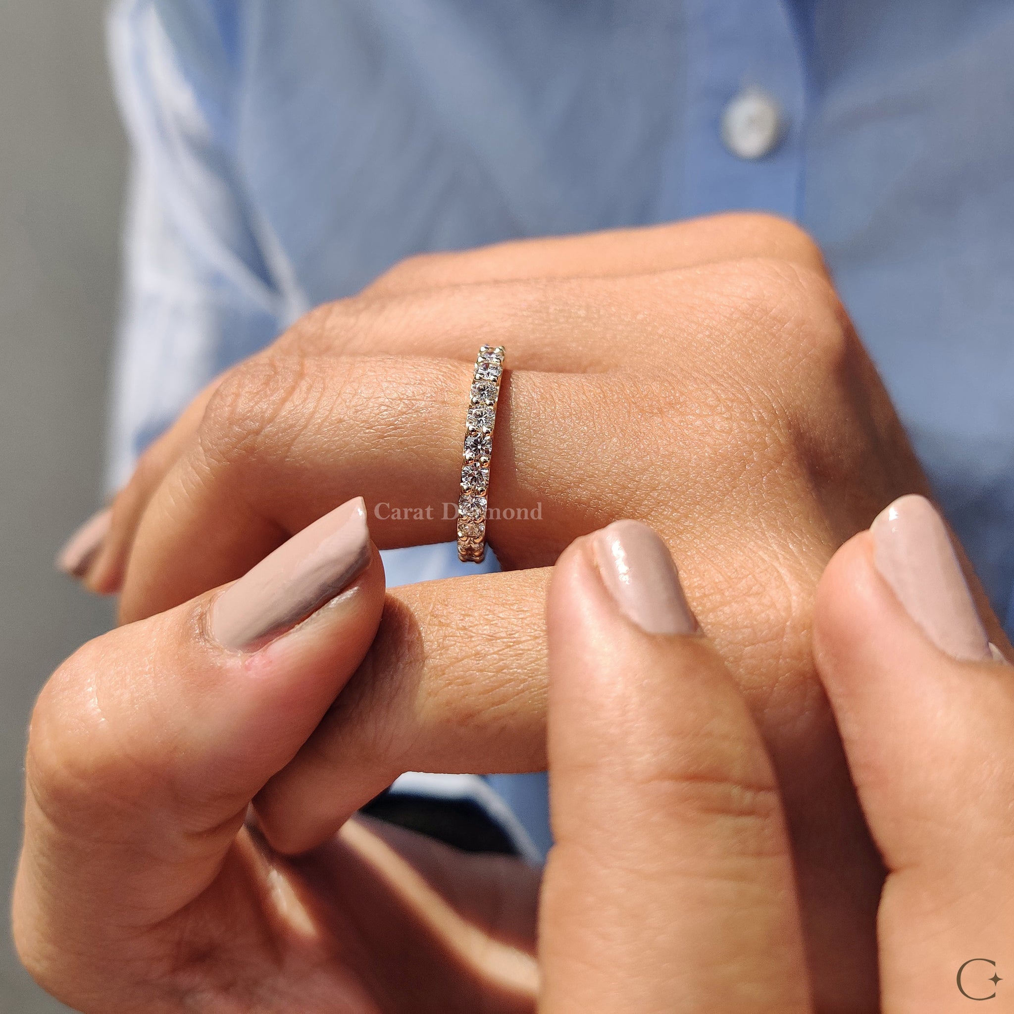 Handmade jewelry styled for a modern wedding se
