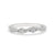Twisted wedding band with round cut diamond and Lab Grown Diamond for timeless elegance.
