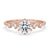 Round diamond engagement ring featuring a round brilliant cut diamond in a 6 prong diamond ring setting, crafted with IGI certified Lab Grown Diamond.