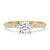 Cushion diamond engagement ring with pave setting and claw prongs, featuring a Lab Grown Diamond in handmade jewelry.
