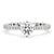 Round Cut Pave Diamond Ring
