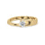 Single stone engagement ring featuring a round diamond for timeless elegance
