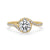 Twisted engagement ring featuring a stunning round diamond engagement ring with a secure 6 prong engagement ring setting.
