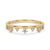 Antique Diamond Wedding Band with prong setting and elegant design.
