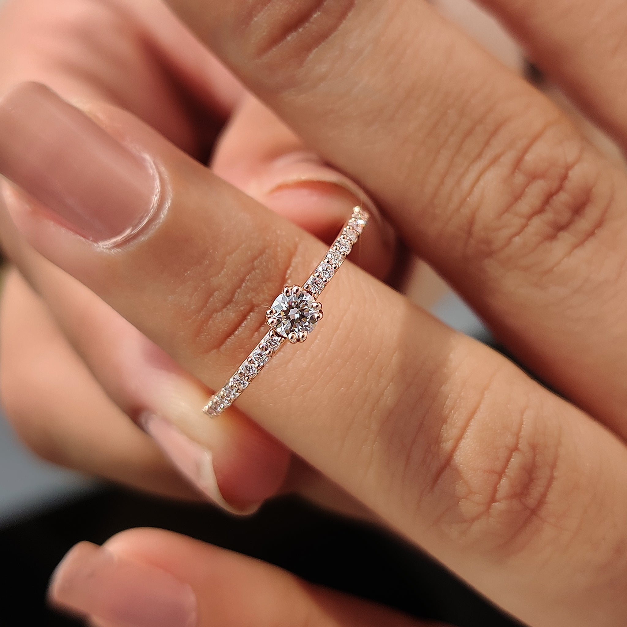 A handmade ring with detailed finish
