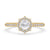 Antique diamond cluster ring with a vintage-inspired design.
