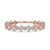 Gold eternity band with sparkling round diamonds for a timeless look.
