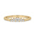 5 stone wedding band with elegant design and sparkle.
