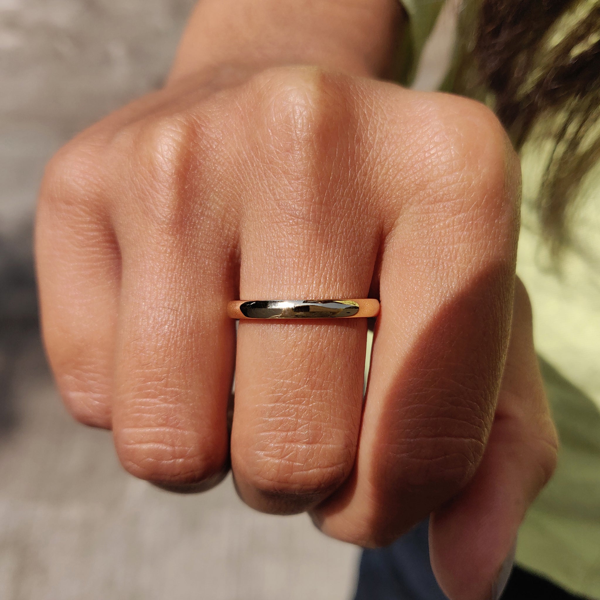 Plain Gold Wedding Band