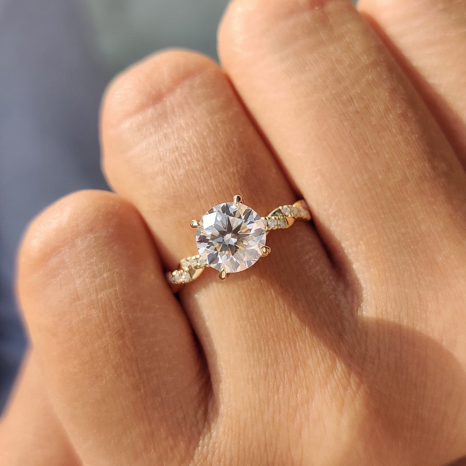 Twisted Engagement Ring