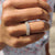 Half Eternity Wedding Band - Double Row  Style