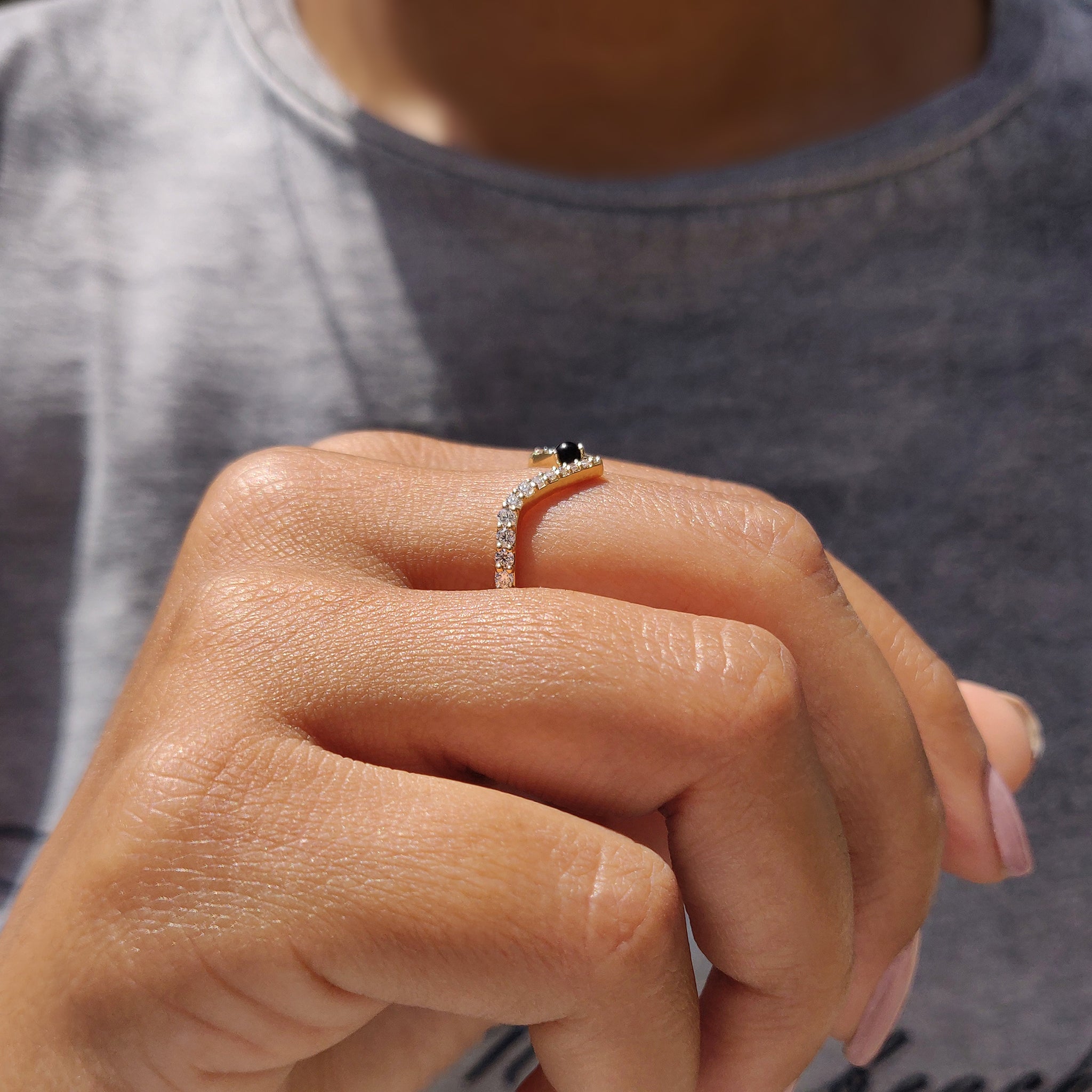 Handmade Jewelry Collection featuring this elegant wedding band design.
