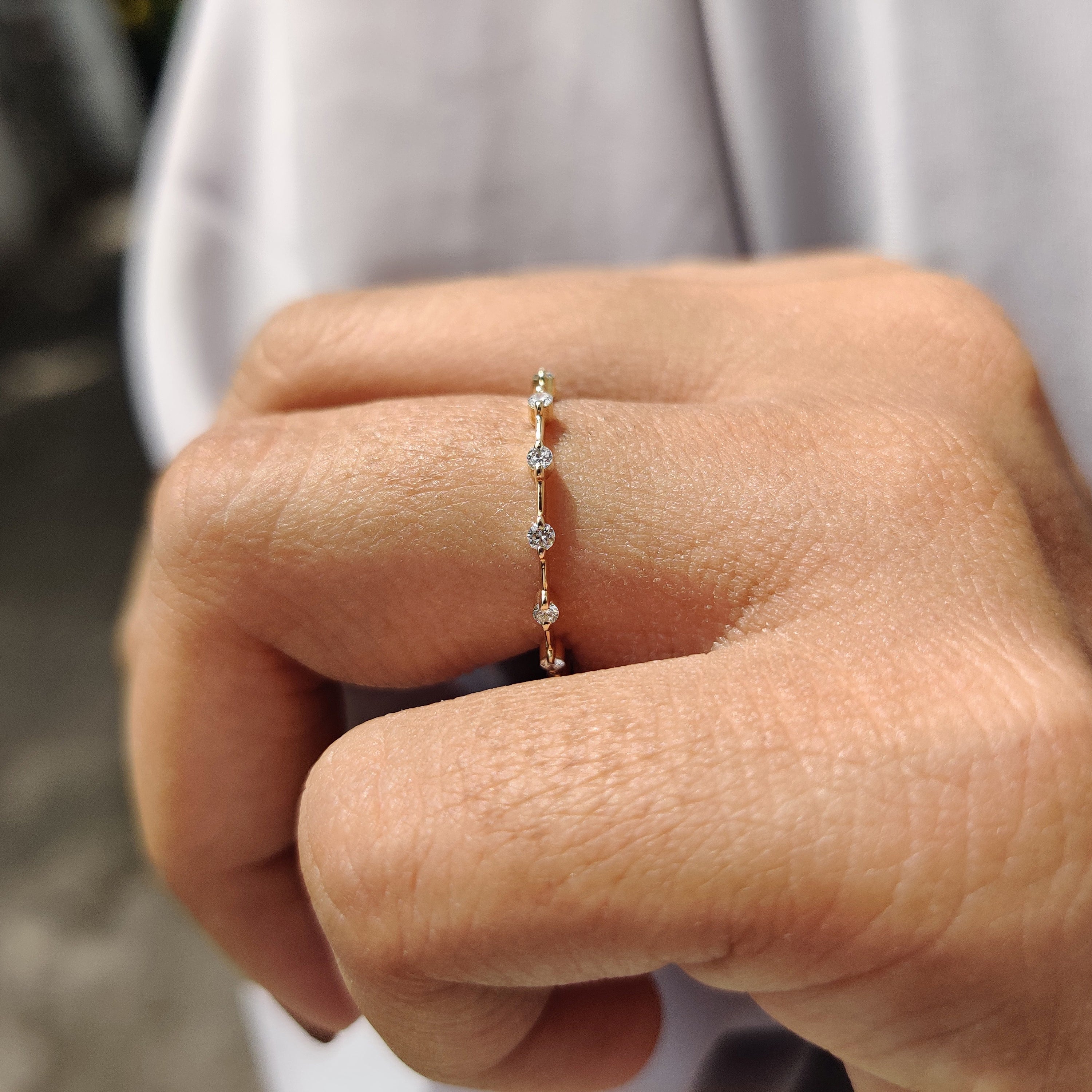 Diamond Eternity Band - Yellow Gold