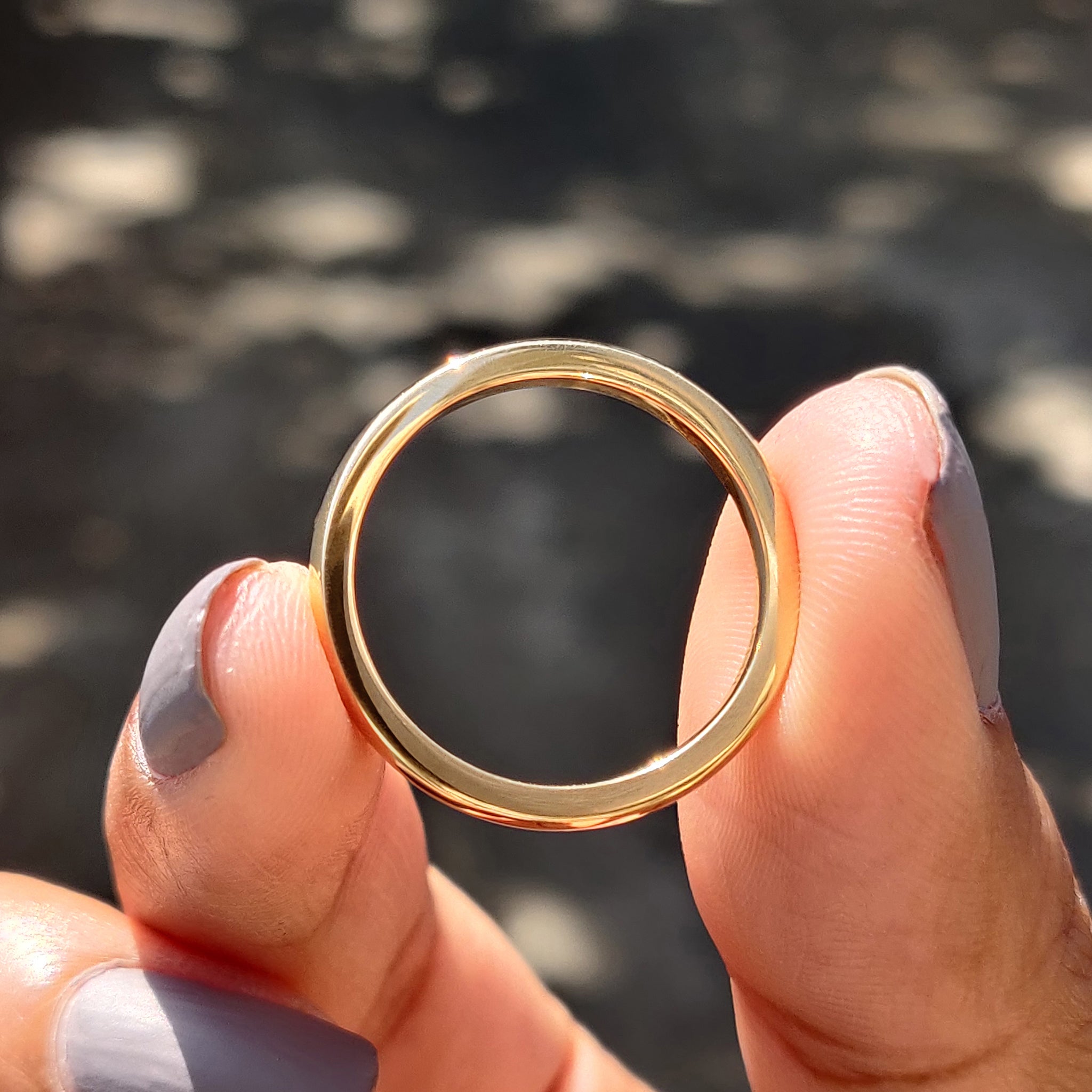 Plain Gold Wedding Band