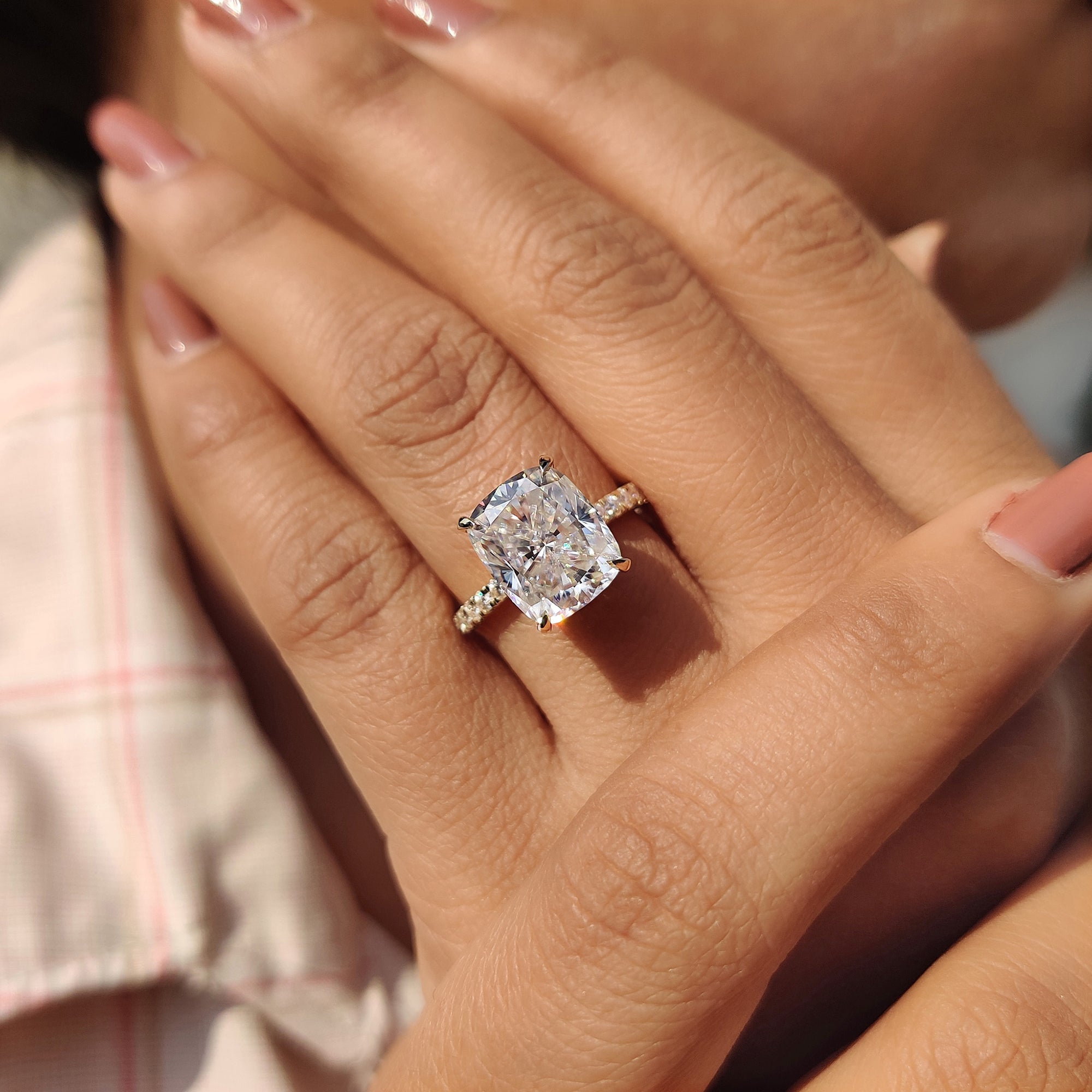 Handmade ring with detailed craftsmanship.
