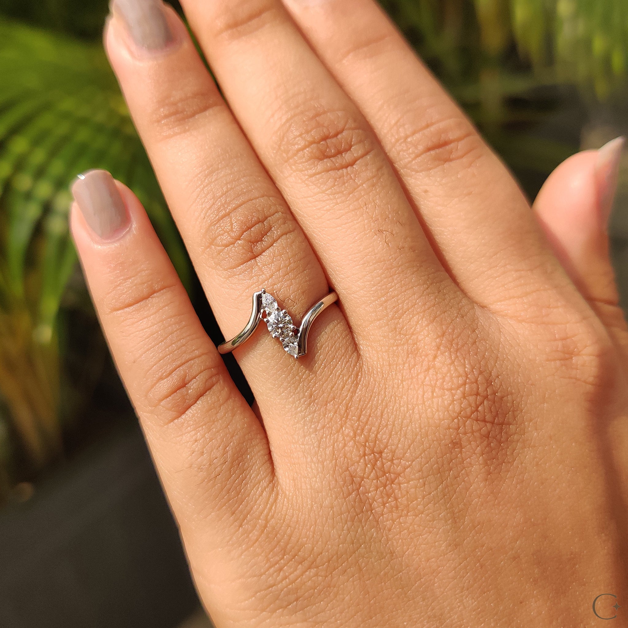 Handmade ring with exquisite craftsmanship.
