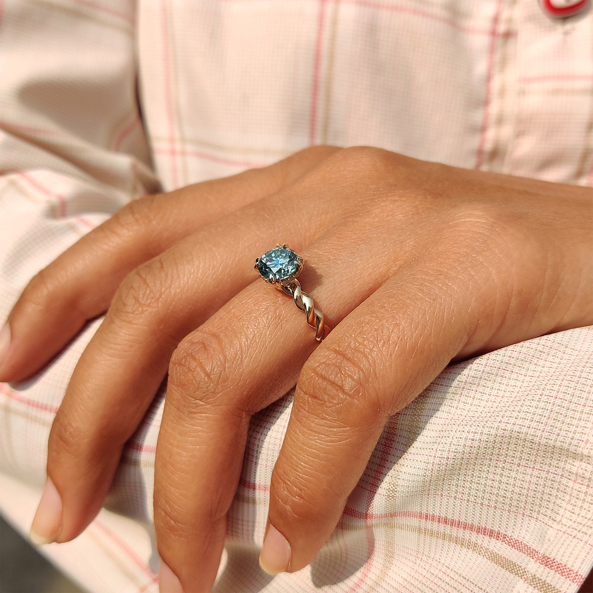 Best place to buy hidden halo Moissanite engagement rings