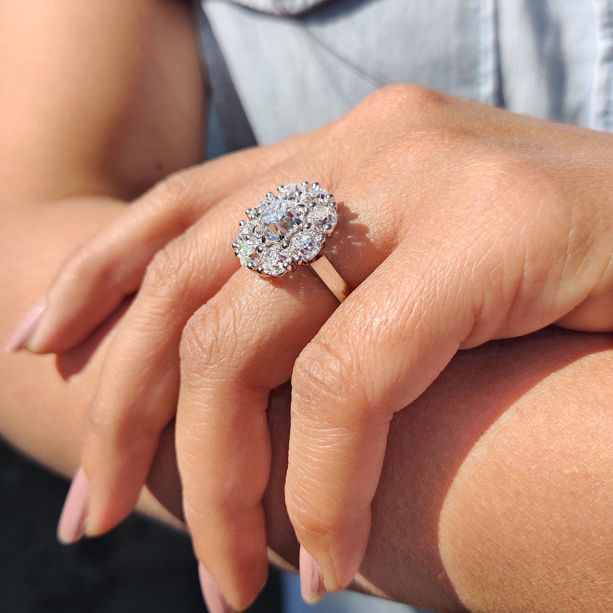 Best place to buy round cut Moissanite engagement rings