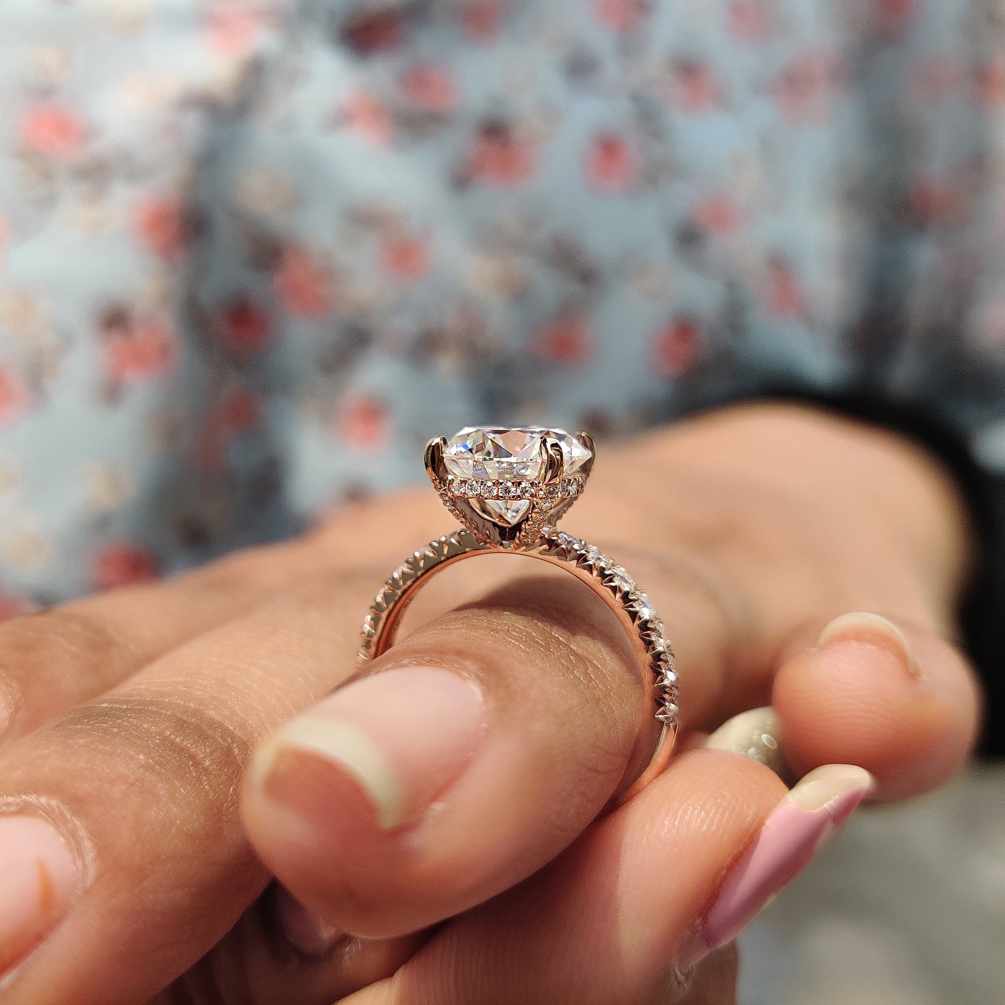 Carat diamonds ring adds sparkle to life’s brightest stories.