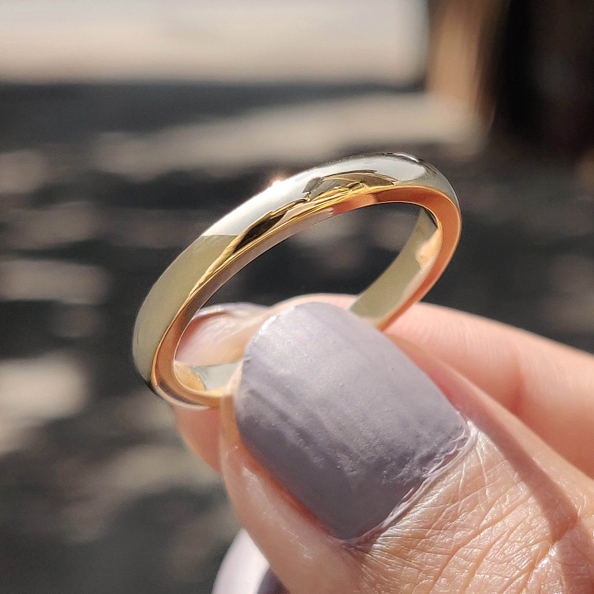 Plain Gold Wedding Band