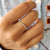 Danity Curvy Band with a delicate curve and a modern touch.
